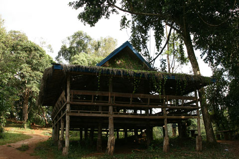 House at Tad Yuang in Pakse, Laos